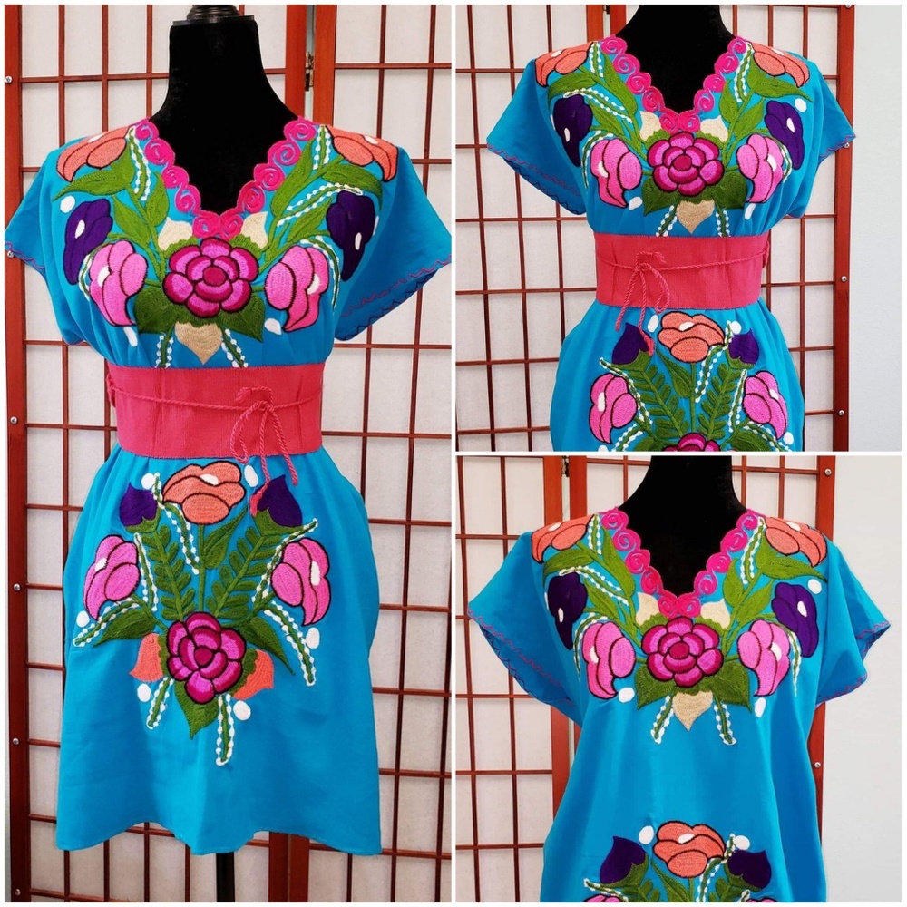 Embroidered Chiapas dress